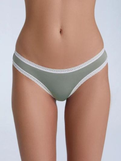 Ligne "PASTEL" slip 95 % de coton bio, vert pastel, KBA