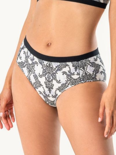 Shorty "SOLANDIA" coton bio et micro modal, noir, Vegan