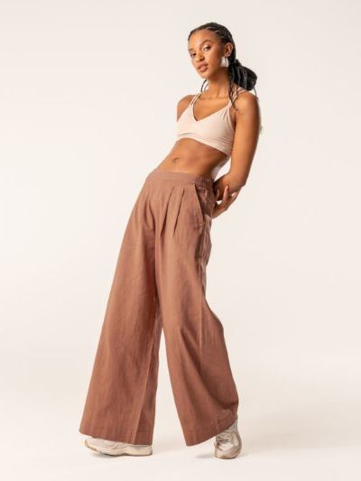 Pantalon, Marron, DUYEN, VEGAN