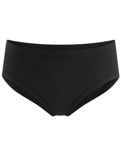 Ligne "CLASSIC" culotte taille haute 100% coton bio, coloris noir