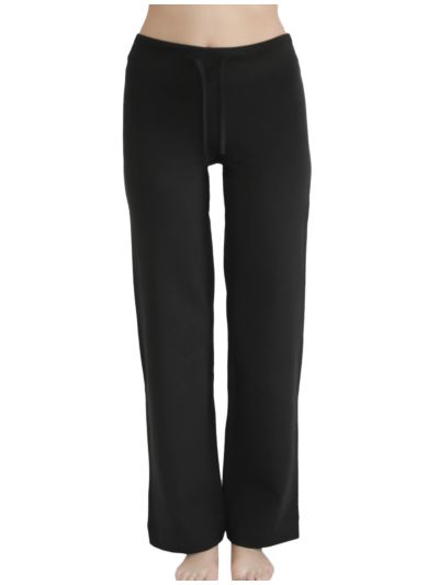 Pantalon coton bio sport, Noir GOTS