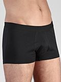 Boxer court coton bio homme  Rouge/Gris